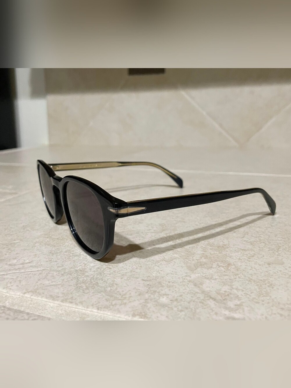 David Beckham DB1007/S Black Sunglasses